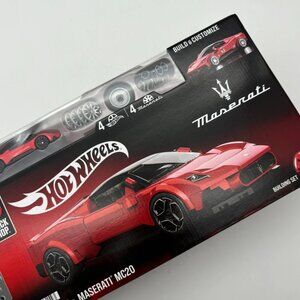 Hot Wheels Brick Shop Maserati MC20 Building Toy Kit Mattel Speed Series NEW